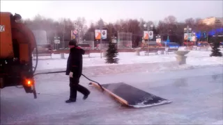 Как на самом деле делают лед на катке! Комсомольск-на-Амуре