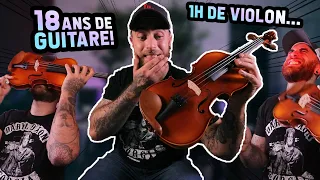 J'APPRENDS LE VIOLON APRÈS 18ANS DE GUITARE! (c'est ultra bizarre...)