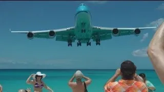 St Maarten 🇫🇷 🇳🇱 Crazy Takeoff Landing 747 A340 etc. (Full HD 1080p !)