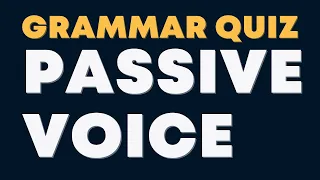 Active To Passive Voice | English Grammar Quiz