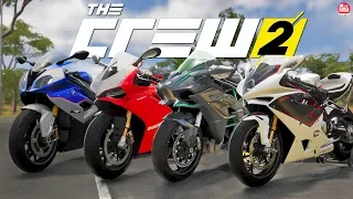 THE CREW 2 - QUAL É A MOTO MAIS RÁPIDA DO JOGO? || REVIEW DAS SUPER ESPORTIVAS (JOGO COMPLETO)