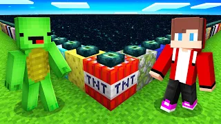 Why JJ and Mikey Build MOST LONGEST ENDER PORTAL of ALL BLOCKS in Minecraft Maizen!