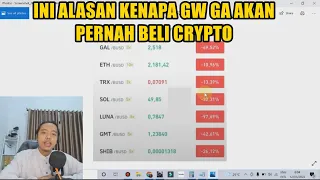 Ini alasan kenapa Gw ga akan beli Crypto - yuk bahas Saham Vs Crypto