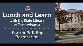 Lunch and Learn: Forum Building Restoration