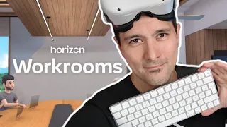 Bring Your KEYBOARD Into VR! - Working in Horizon Workrooms