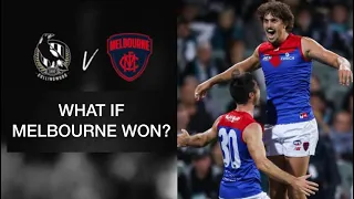 What if Melbourne beat Collingwood in 2022?