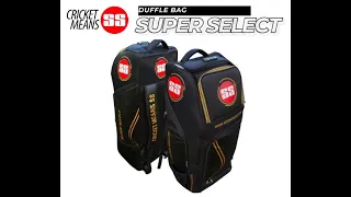 SS Super Select Cricket Kit Bag 2022 - Review Video