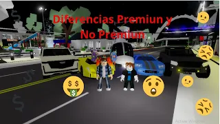 ROBLOX Diferencias entre Premiun 🤑 y No Premiun 😣