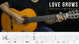 Love Grows - Edison Lighthouse - Fingerstyle Guitar Tutorial + TAB & Lyrics