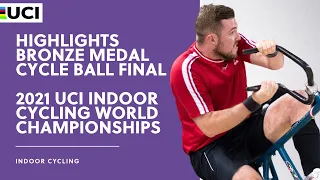 Highlights - Cycle Ball - Bronze Medal | 2021 UCI Indoor Cycling World Championships