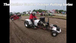 Motorcycle powered pulling tractor