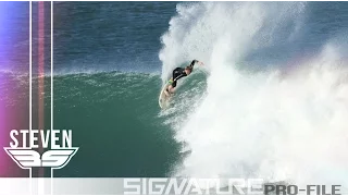 Go behind the scenes with World Champion long board surfer Steven STEEZY Sawyer