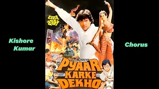 Tumne Mujhe Pyaar Kiya Hai | Kishore Kumar | Pyaar Karke Dekho (1987) | Bappi Lahiri | Indeevar
