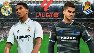 FIFA 23 - Real Madrid vs. Real Sociedad - Andre Silva Bellingham Kubo - La Liga 23/24 | PS5 | 4K HDR