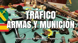 La Guardia Civil desarticula una organización dedicada al tráfico de armas y munición