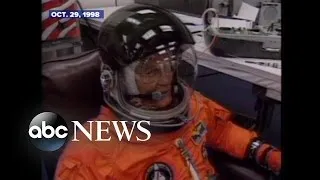 John Glenn Returns to Space in 1998 | ARCHIVAL VIDEO