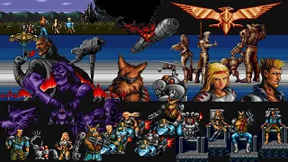 Contra: Hard Corps - All Endings For All Characters