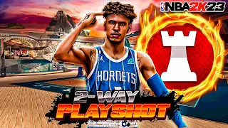 LAMELO BALL "2-WAY PLAYSHOT" ANKLE-BREAKERS and HALF-COURT GREENS (NBA 2K23)