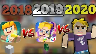 2018 vs 2019 vs 2020 in Bed wars😲 - BlockmanGo