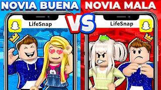 NOVIA BUENA VS NOVIA MALA en ROBLOX SNAPCHAT! - Roblox YoSoyLoki