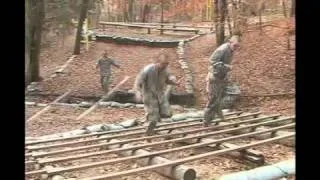 Fort Knox Basic Training 2010 - PFC Tung Going Hard On The Obstacle Course