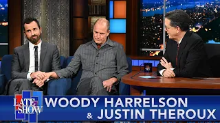 Woody Harrelson & Justin Theroux Played Crazy Pranks While Filming “White House Plumbers”