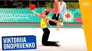 🇺🇦 Ukraine's Viktoriia Onopriienko trains at the World Champs