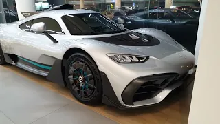 Mercedes AMG One road legal F1 race car first look walk around review