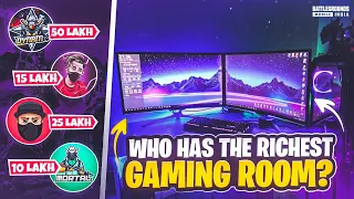 🤯SABSE EXPENSIVE GAMING ROOM KIS YOUTUBER KA HAI?😱BGMI CREATOR MYSTERIOUS FACTS PART-2