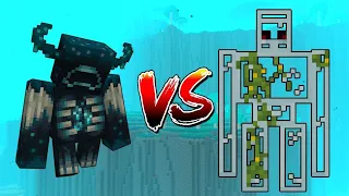Minecraft mob battle defender glass golem vs warden