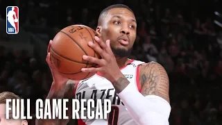 PACERS vs TRAIL BLAZERS | Damian Lillard Shines Aginst Indiana | March 18, 2019