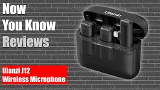 Review of Ulanzi J12 Wireless Microphone for iPhone, iPad, Android phones.