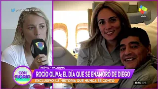 Rocío Oliva contó en Incorrectas cómo se enamoraron con Diego Maradona