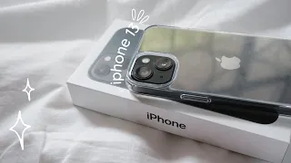 unboxing iPhone 13 midnight 🌙🌚