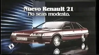 Anuncio Renault 21 - No seas modesto