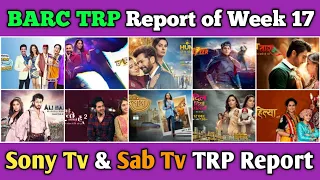 Sony Tv & Sab Tv BARC TRP Report of Week 17 : All 15 Shows Full Trp Report
