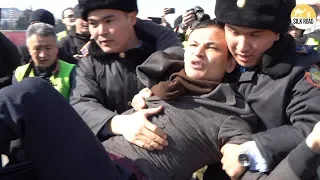 Митинг 1 марта в Алматы на площади Республики