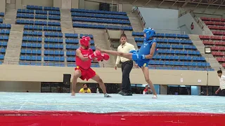 45 kg National wushu fight Manipur Red 🔴  🥊🥊