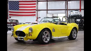 1965 Supercharged Shelby Cobra Replica For Sale - Walk Around