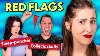 Guys & Girls in Their 20s & 30s Play Red Flags | React