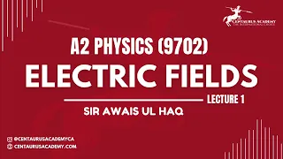 Electric Fields (Lecture 1) - A2 Physics 9702 | Crash 2023