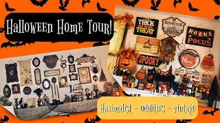 Halloween Home Tour 2022! Maximalist, Johanna Parker, vintage inspo, witchy curiosities & apothecary