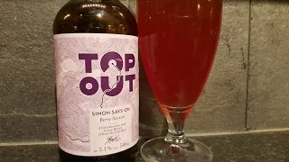 Top Out Brewery Simon Martin Collaboration Simon Say On Berry Saison | Scottish Craft Beer Review
