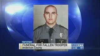 DOZENS TURN OUT TO HONOR TROOPER