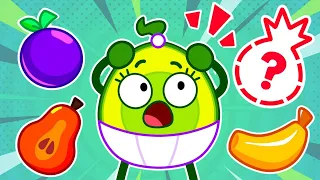 Learn Fruits & Vegetables🎶 Vocabulary for Kids😆 Kids Fun Stories by Pit & Penny Family