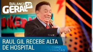 Apresentador Raul Gil recebe alta do hospital