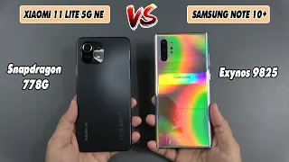 Xiaomi 11 Lite 5G NE vs Samsung Galaxy Note 10 Plus | SpeedTest and Camera comparison
