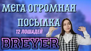 Распаковка лошадей Breyer |Огромная посылка | Купила 12 фигурок из США