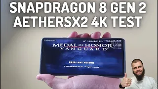AetherSX2 Last Update Medal of Honor Vanguard PS2 Game I Snapdragon 8 GEN 2 I 4K 30FPS I Android