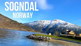 Sogndal Norway 🇳🇴 - Spring 2022 - Walking Tour |  Relaxing ambient city sounds